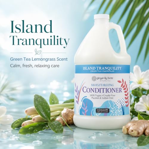 Image of Ginger Lily Farms Botanicals Conditioner, 128oz, Island Tranquility