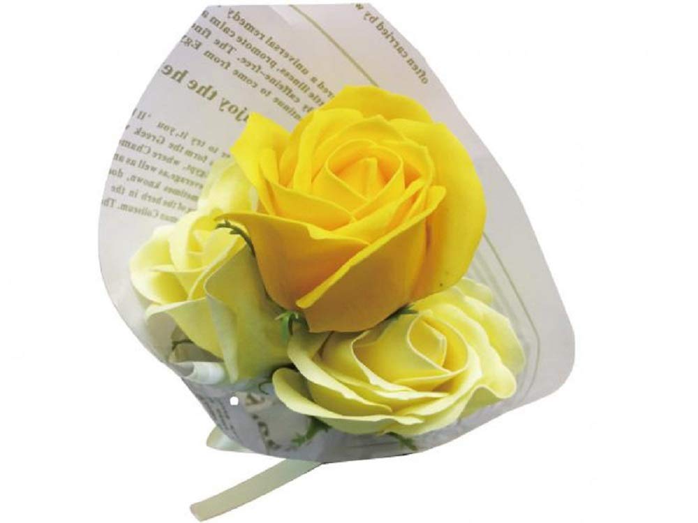 Amazon.com: Millennium Art Yellow Rose Three Wheel Bouquet