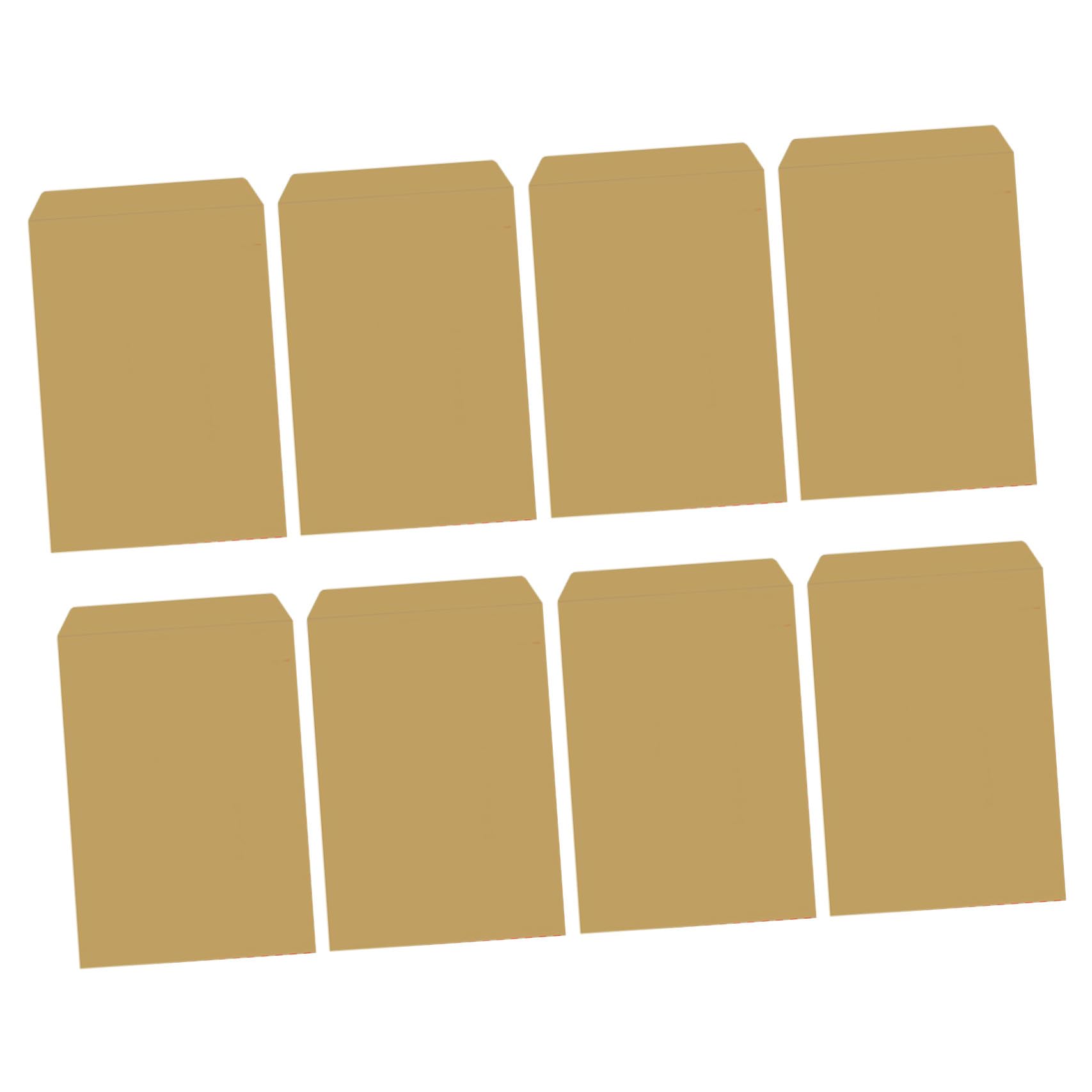 200 Buste Kraft Eleganti, Buste Piccole per Auguri e Compleanni, Carta Kraft Khaki, Stile Sobrio, 200 Pezzi