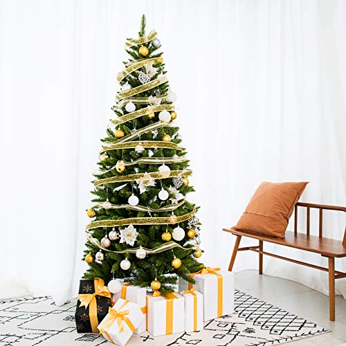 Artificial Christmas Tree,Classic Pine Fir Pencil Tree 5Ft #TOP5