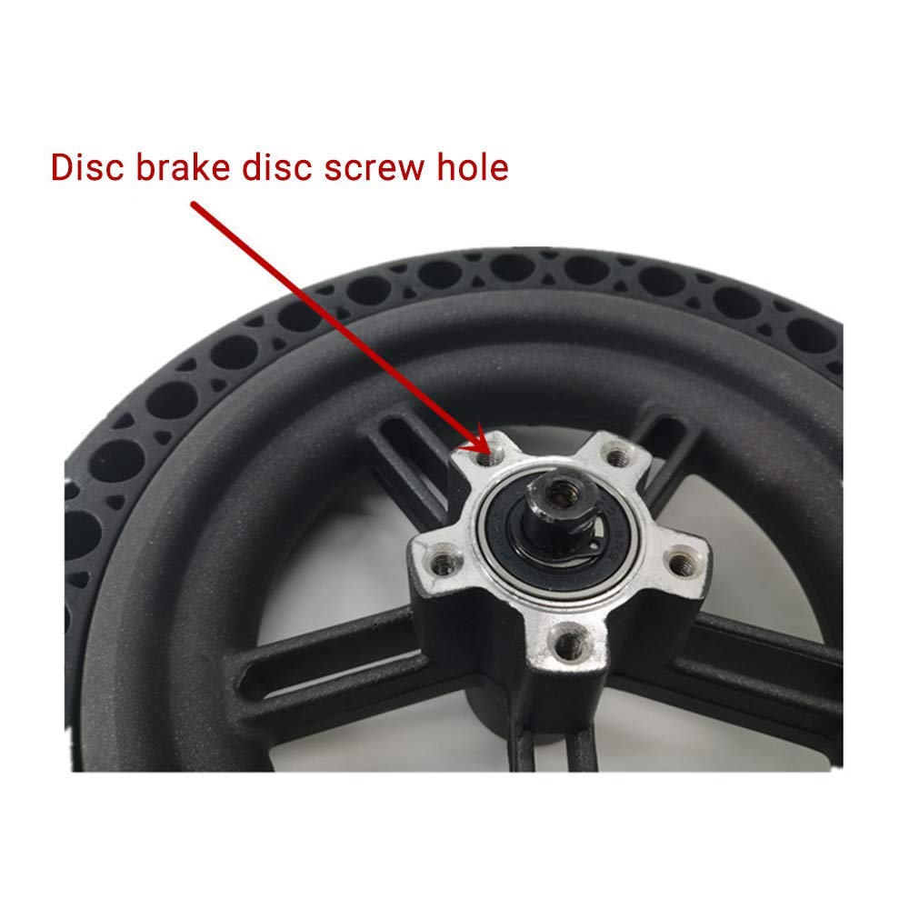 MRKU Ensemble de Roues 8,5 Pouces 8 1/2X2, y Compris Les Plaquettes de Frein à Disque, adapté au Remplacement de la Roue arrière du Scooter électrique Mijia M365