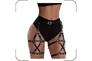 Punk Leather Garter Belt for Women