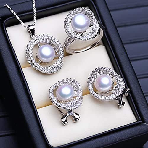 ❁ Il design lo rende unico. Set di gioielli di perle eleganti e carini per tutti, pieni di vitalità, dolci e simpatici. Buona qualità, arti e mestieri delicati.