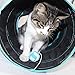 Fhodigogo Katzenspielzeug Katzentunnel, Katze Spielzeug Hundenspielzeug Spieltunnel 3-Wege Pet Play Tunnel Tube für Kätzchen, Welpen, Kaninchen, kleine Hunde