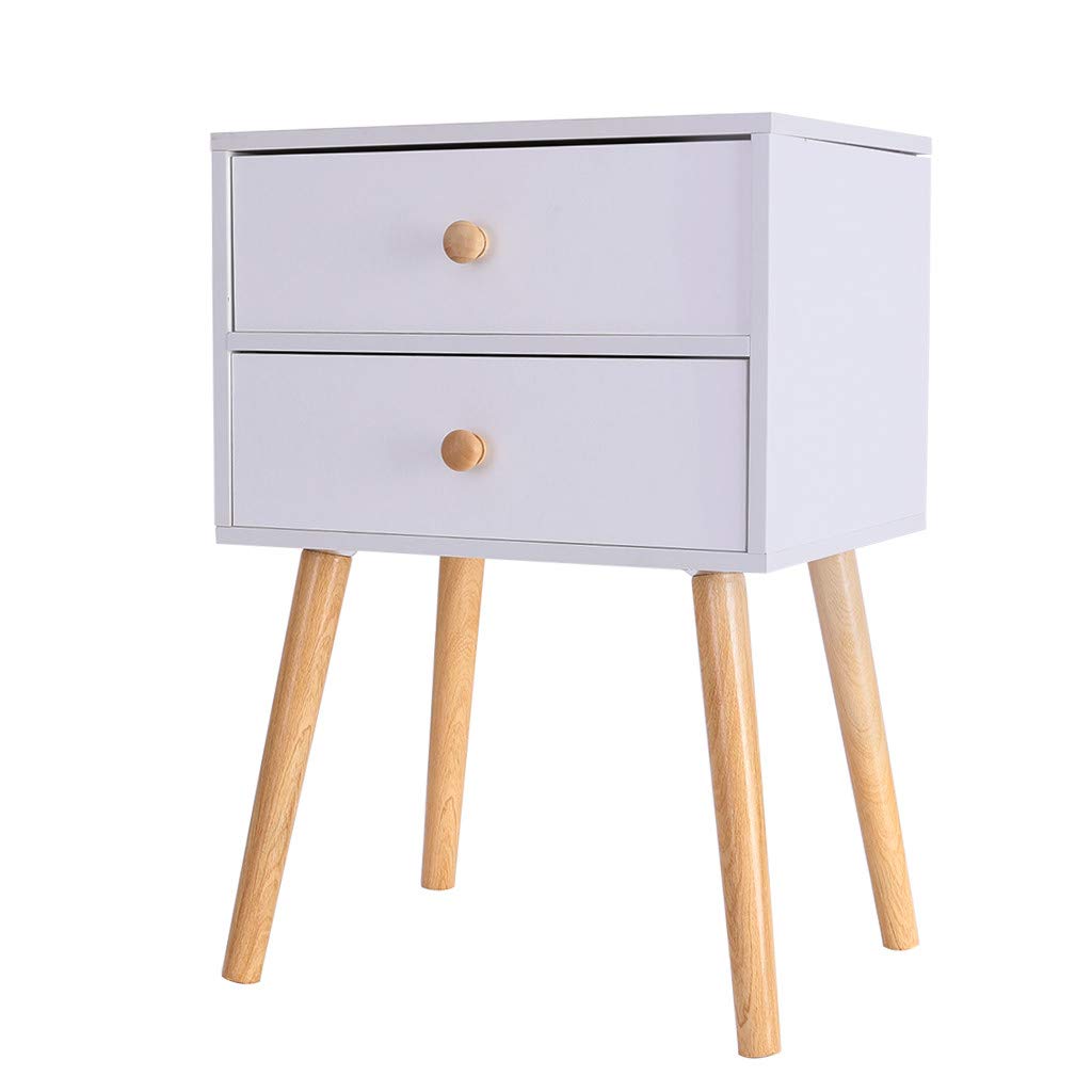 Amazon Com Modern Minimalist Bedside Cabinet North American Storage Box Solid Wood Wear Resistant Nightstand Ship From Us Warehouse Appliances