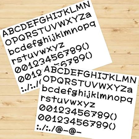 Amazon 全176文字 １文字８ ４円 アルファベットステッカーセット 防水 切り文字タイプ 縦30cmx横21cmシート カッティング文字 16色選択 No 308 白 ステッカー デカール 車 バイク