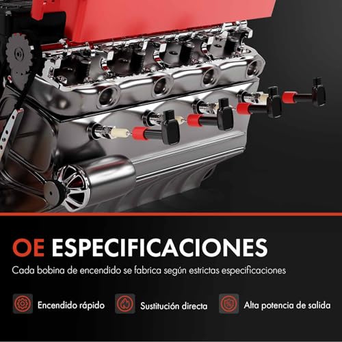 Evita tirones con la bobina de encendido Frankberg compatible con Saab 9-3 2.0 T 6