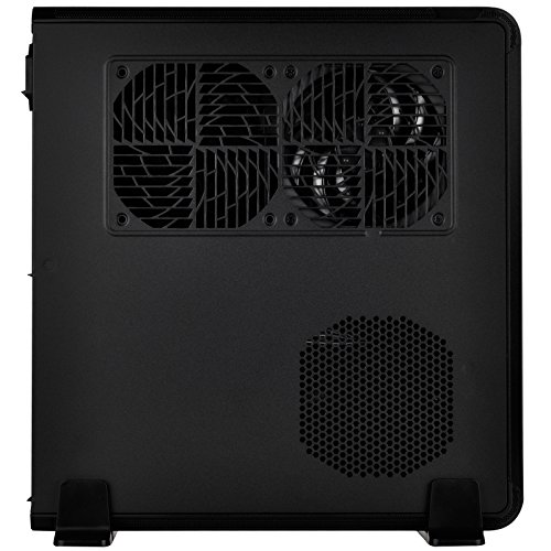 Gabinete para PC SilverStone Tecnología FTZ01B-USA, aluminio, formato mini-ITX, slim, color negro, compatible con refrigeración por aire y líquida miniatura 5
