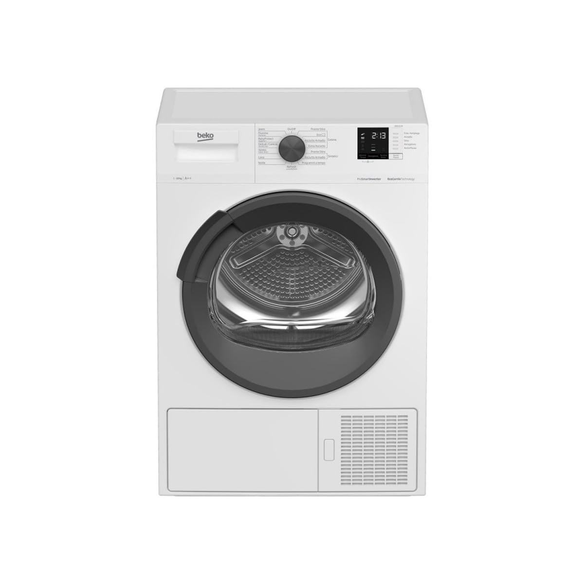 Beko DRX1023AI - Asciugatrice da 10 Kg, Pompa di calore [Classe energetica A++]