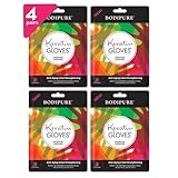 Bodipure Luxurious Keratin Hand Mask | Moisturizing Gloves for Dry Hands & Nail-Strengthening & Cuticle Softening | Spa Experience at Home | Chemical Free & for All Skin Types | 4 Pairs
