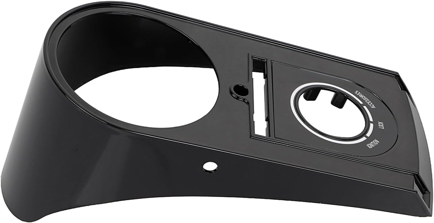 Vivid/Gloss Black Fuel Tank Console Dash Panel Cover Speedometer Housing Fit for Harley Softail Deluxe Fat Boy Heritage Classic 2000-2010