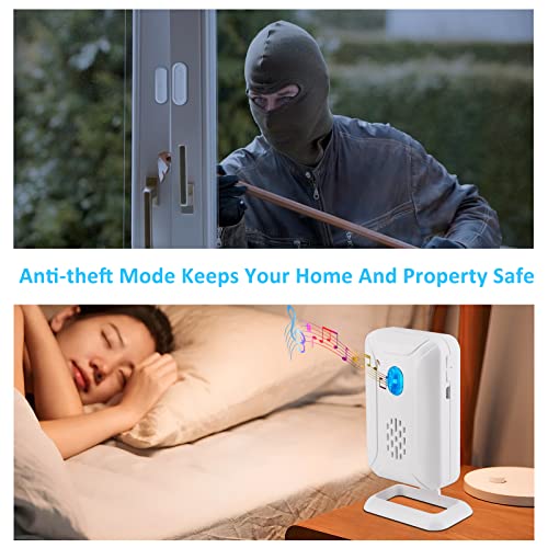 Greencycle Door Chime, Wireless Door Open Chime, Door Ringer For Opening, Door Open Alert With 918Ft Range 36 Chimes 4 Adjustable Volume Led Indicator For Home Business Office Store (1Sensor1Receiver) #TOP3