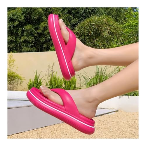 Sandals, Summer Thick Sole Beach Flip Flops - Comfortable EVA Slippers for Women & Men Shower Shoes3