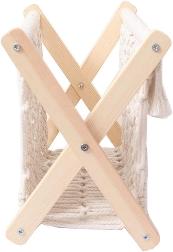HBJWOV Magazine Rack Books Newspapers Holder Organizer Northern Europe Rustic Storage