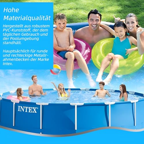 KLINNA 12er Set Verbindungsstifte mit Dichtungen, 7cm/2.76in Stift Splint Pin Ersatzteile Set für Intex & Bestway Pool, Joint Pins & Seals für Frame&Round Metallrahmen Pools – Bild 6