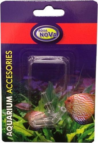 Biotope Aquatics Ltd 1 x Pack de 2 Conectores Codo (Nat-2) - válvula de aerolínea para Acuario Cover