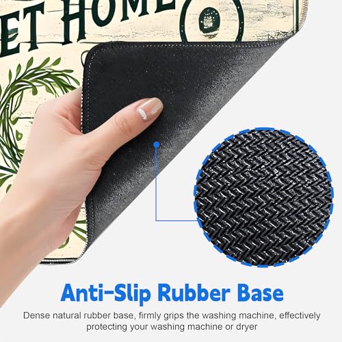 Image of Washer and Dryer Topper for Top,23.6 inch x 19.7 inch Washer Dryer Countertop Mat, Waterproof & Anti-Slip Dryer Top Protector Mat