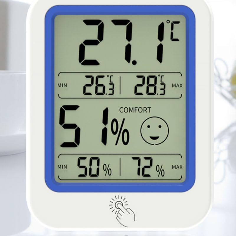 ABS Electronic Digital Display Thermometer Hygrometer Indoor Household
