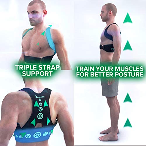 Hempvana-Arrow-Posture-Fully-Adjustable-Posture-Support-Posture-Corrector-for-Upper-Body-Helps-Correct-Slouching-Text-Neck-and-Hunching-Over-LXL