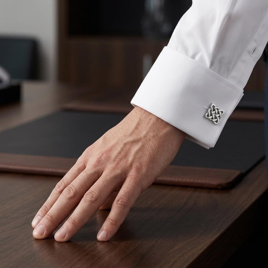 Cuff Links Mens 925 Sterling Silver Cufflinks for Men Silver Cufflinks