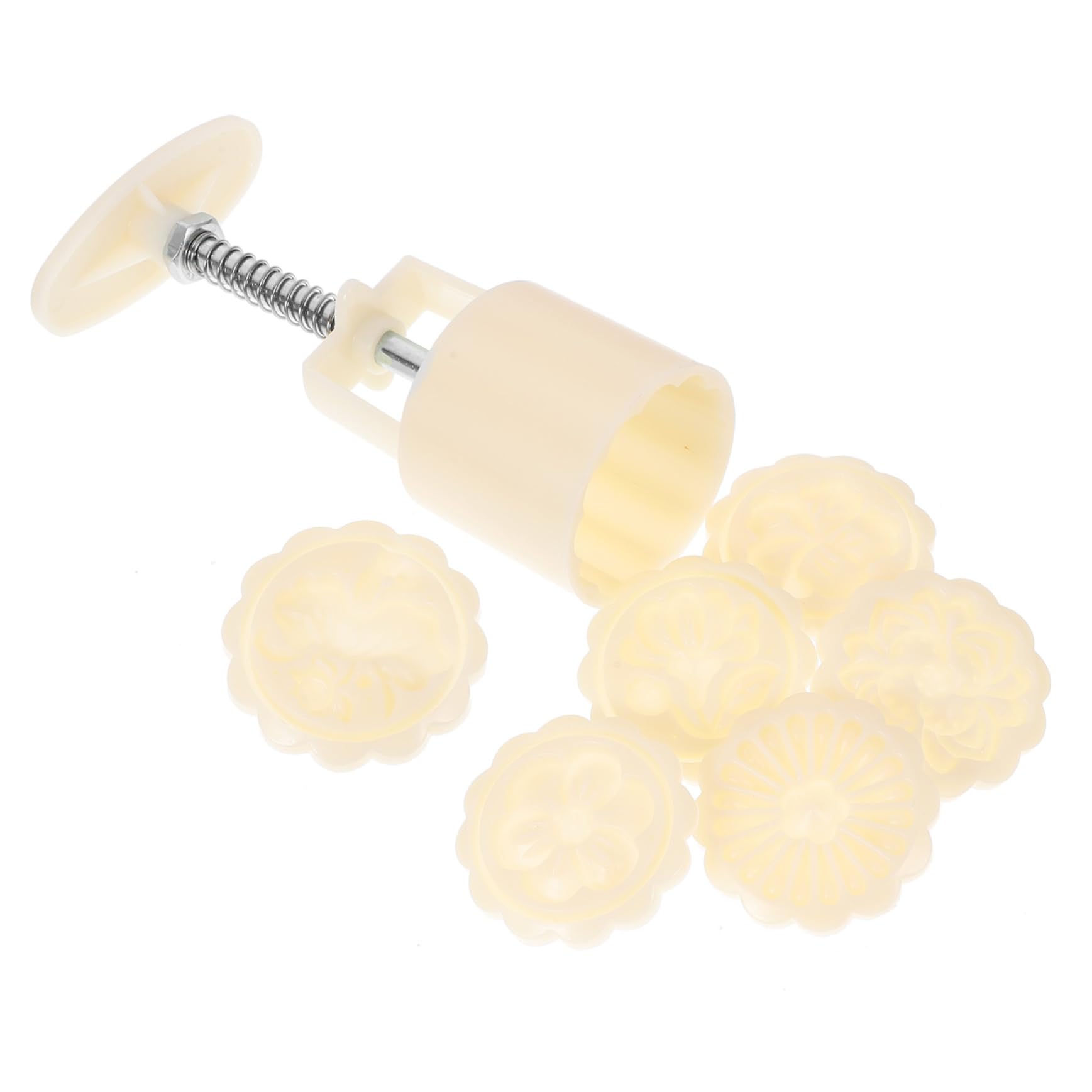 Ciieeo 1 Set Reusable Moon Cake DIY Pastry Making Tool for Moon Cakes Cookies Desserts Non Stick Baking Mold with Stamps for Easy Shaping and Creative Baking
