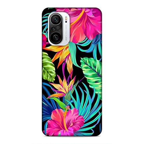 Image of Printed Mobile Back Hard Case Cover for Xiaomi Redmi 11X / Xiaomi Redmi 11X Pro /Xiaomi Redmi K40 | Floral, Flowers, Leaves -2185