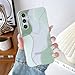 DEFBSC Compatible with Samsung Galaxy S25 Case, Soft Shaped Art Design with Built-in Bumper Protective Phone Case, Cute Slim TPU Cover Designed for Samsung Galaxy S25 Case,Green