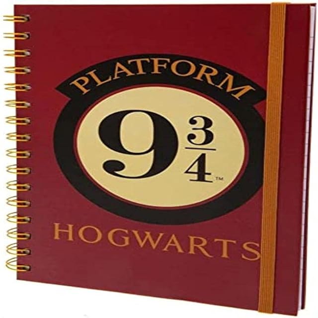 HARRY POTTER A5 Hardback Wiro Notebook Platform 9 ¾ - Official Merchandise