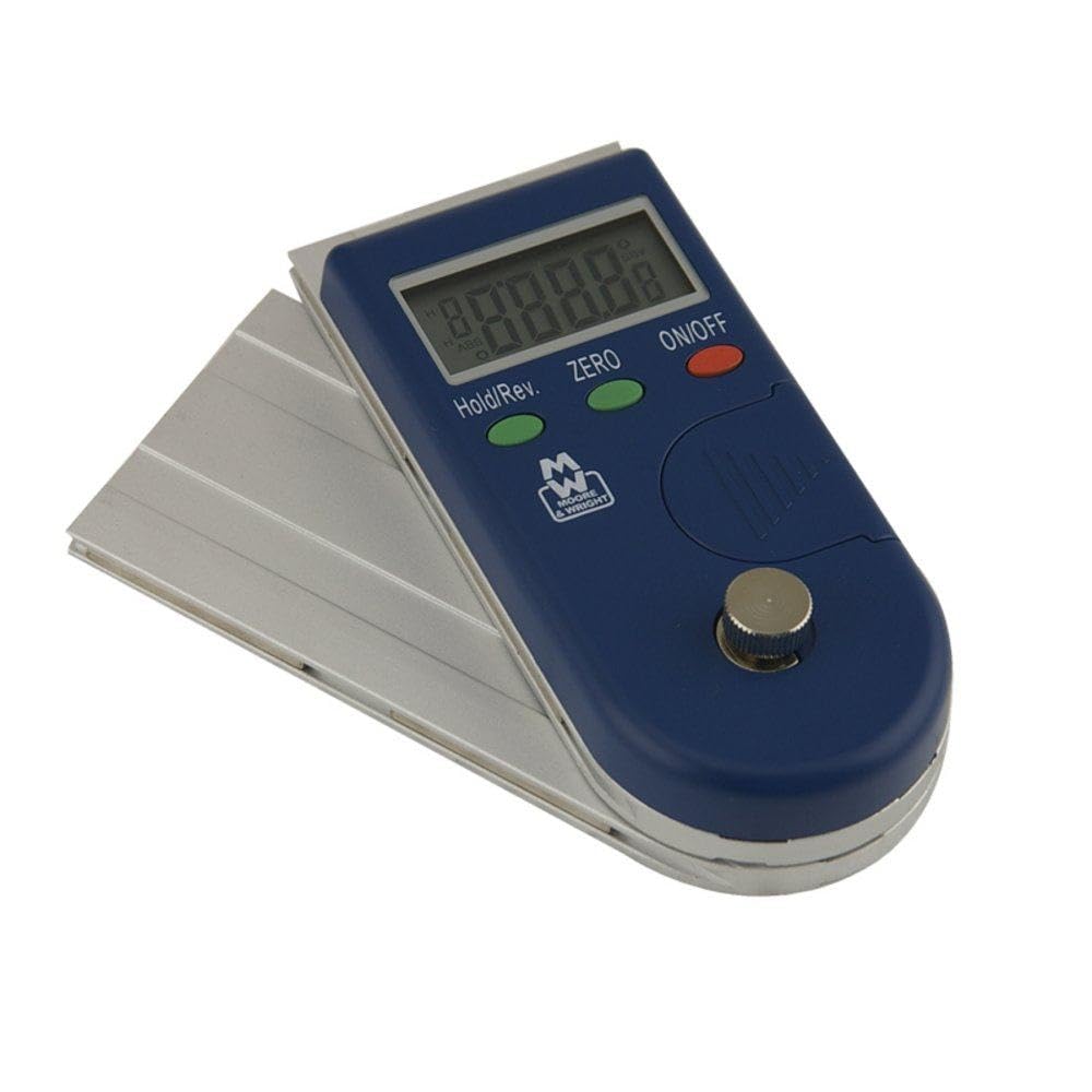 Moore & Wright 100mm 4\"" Digital Angle Gauge Protractor Accurate Finder MW505-01
