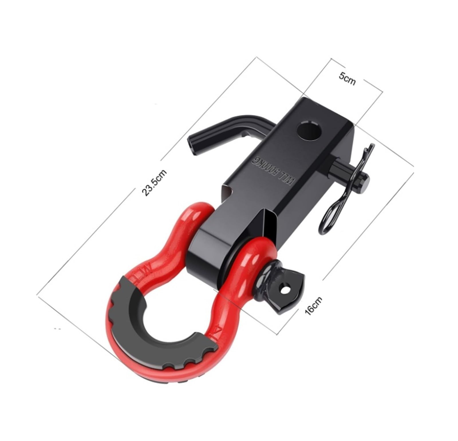 Enganche Remolque Receptor de Enganche de Remolque con grillete Receptor de Servicio Pesado