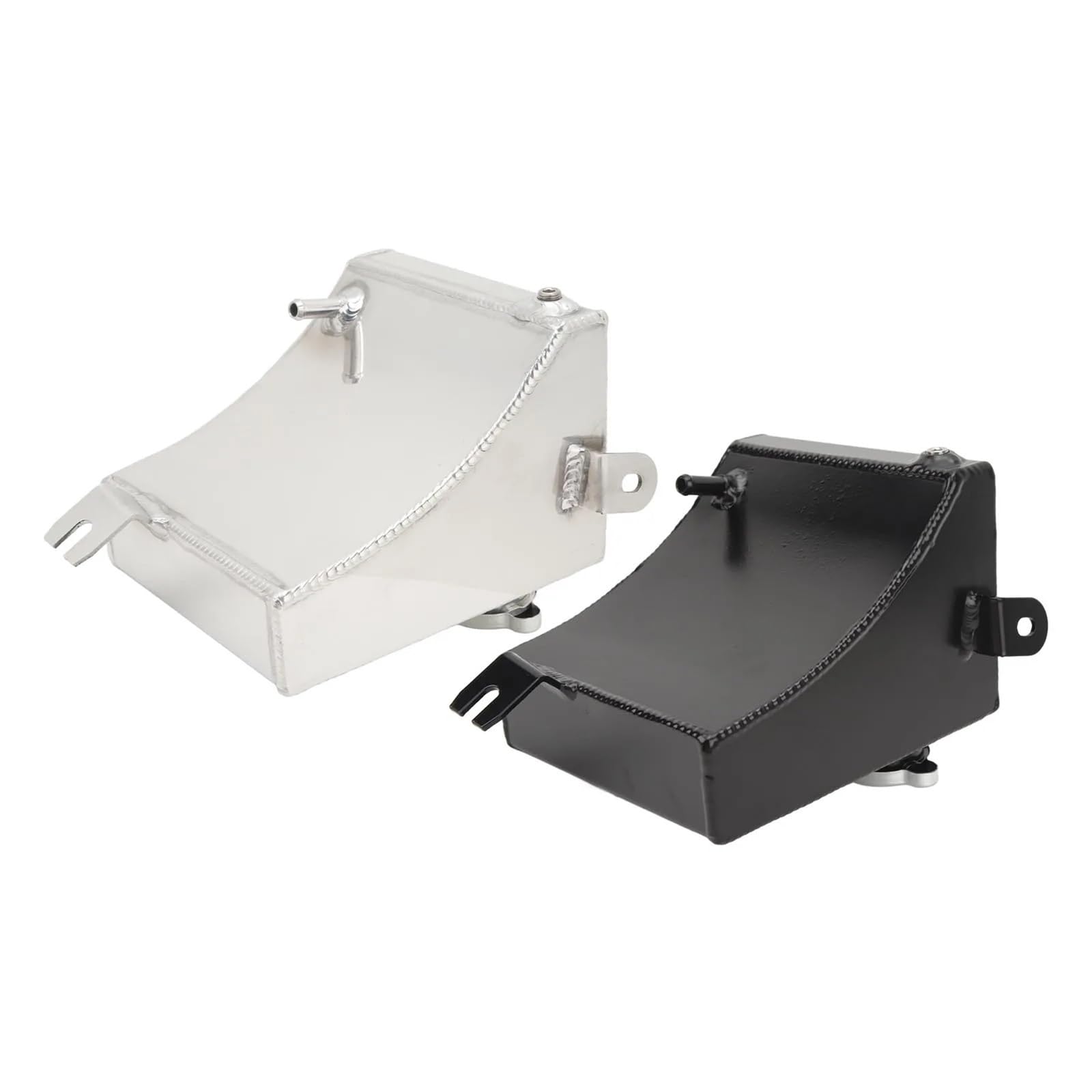 Zapobieganie Wyciekom W Samochodzie Aluminiowy Zbiornik Wyrównawczy Płynu Chłodzącego Pasuje Do Nissan S13 S14 S15 Wszystkie Modele 1989-1994 termiczna(White)