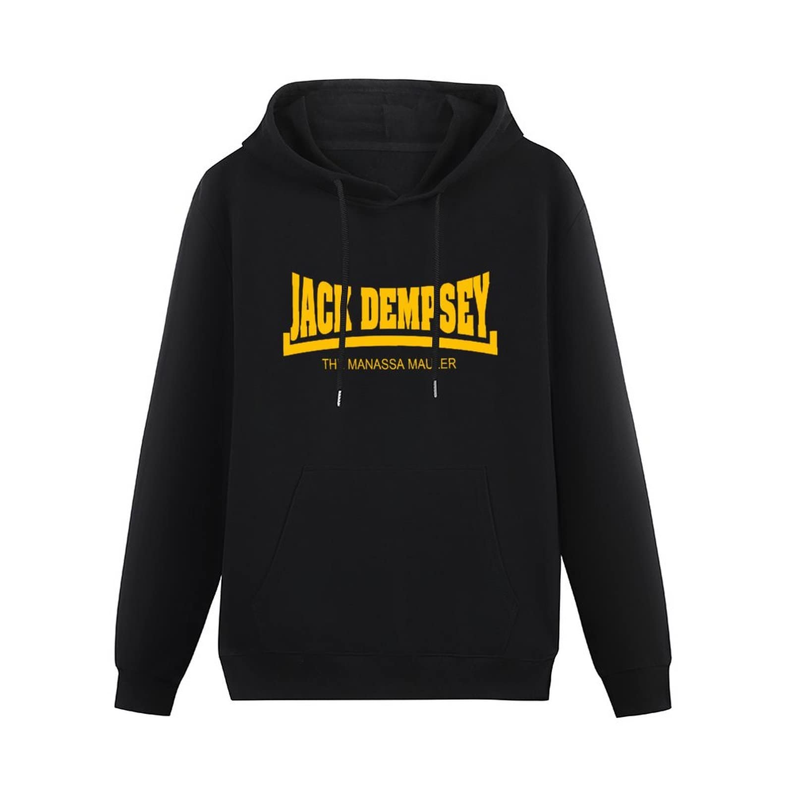 BERRAHI Mens Hoodie Jack Dempsey The Manassa Mauler Boxing Legend Mens Black XL