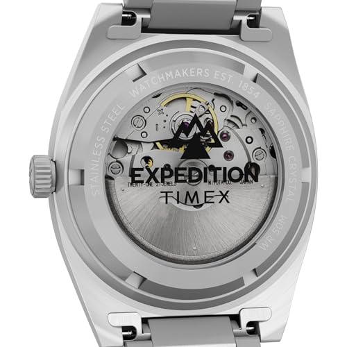 Image of TIMEX Capstone Black Round Dial Mechanical Automatic Men's Watch - TW2Y39600UJ