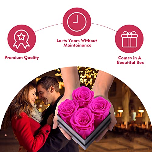 Impouo Geconserveerde roos, cadeaus voor haar, verjaardagscadeaus voor vrouwen, cadeaus voor mama, vriendin, vrouw, oma, Kerstmis, verjaardag, Valentijnsdag - Image 6