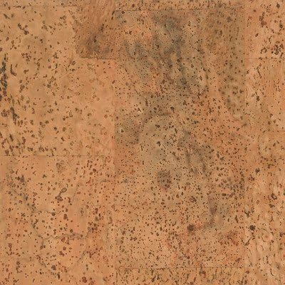 Natural Cork 12" Homogeneous Cork Parquet Flooring in Merida Matte
