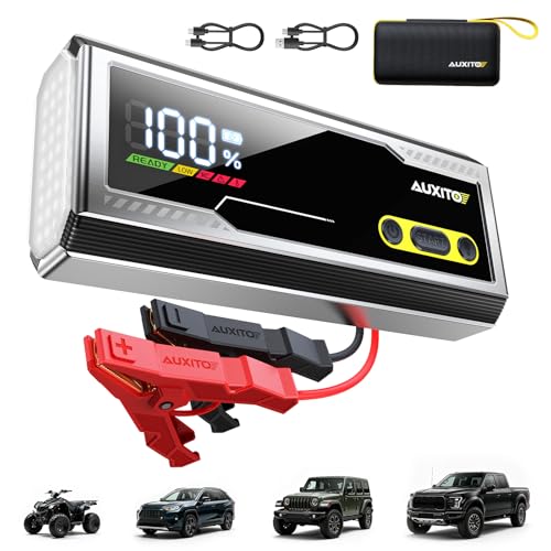AUXITO T5 9000A Heavy-Duty Car Battery Jump Starter for All Gas & Diese
