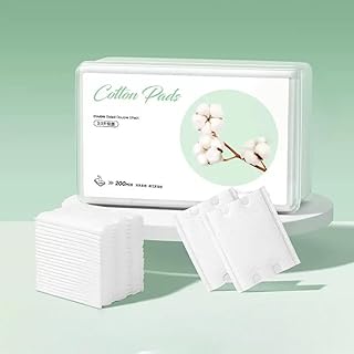 200 almohadillas cuadradas de algodón para la...