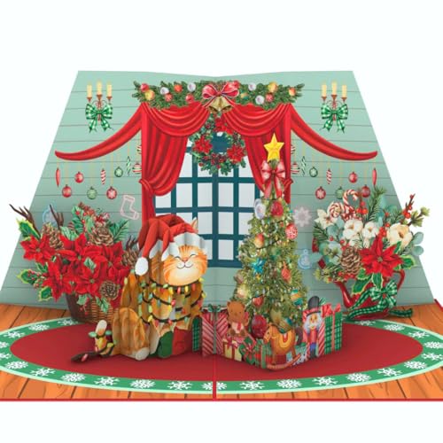 �L�ƃN���X�}�X�c���[�̃N���X�}�X�J�[�h�A�|�b�v�A�b�v�O���[�e�B���O�J�[�h�B