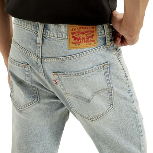 Image of Levi's Men's 512 Slim Tapered Fit Light-Blue Jeans