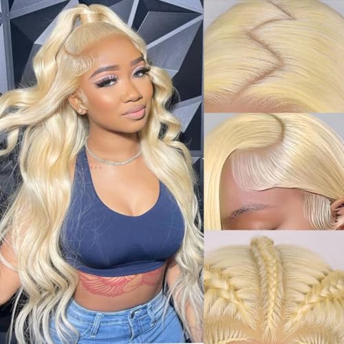 MARUOL 32 Inch 613 13x6 Lace Front Wig Human Hair
