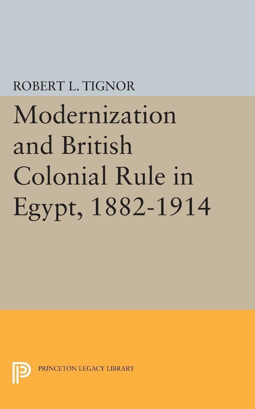 Modernization and British Colonial Rule in Egyp, Tignor Paperback^+