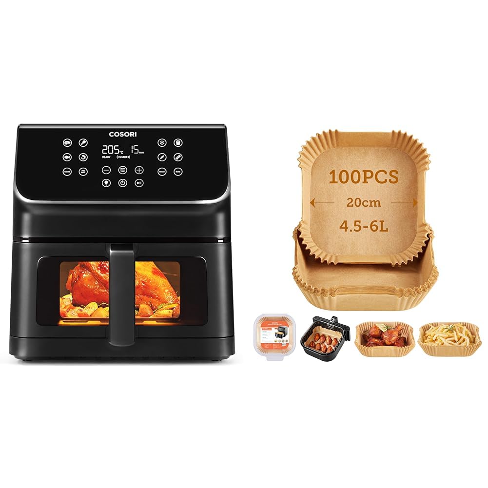 COSORI CP358 Air Fryer and Baking Paper for Air Fryer