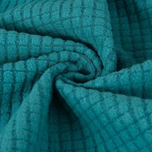 Deisy Dee Stretch Office Computer Chair Seat Covers, Removable Washable Anti-dust Desk Chair Seat Cushion Protectors C173 (Black Green)