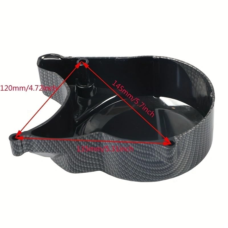 Piastra di accensione dello statore della piastra copertura del carter motore fibra carbonio per moto da cross, pit bike e dirt, protezione dell'involucro 110 125CC