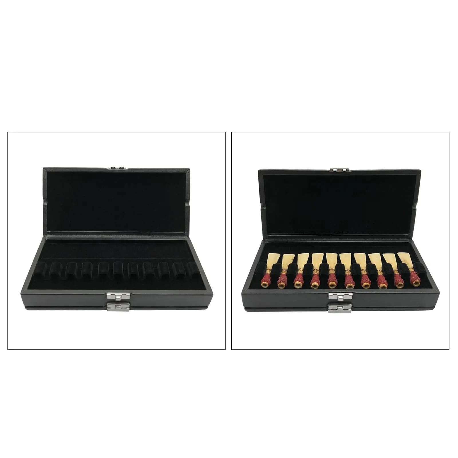 Estuche para cañas de oboe Estuche de almacenamiento de cañas de viento de madera, estuche de cañas de saxofón, caja de soporte de cañas de oboe, ahorra espacio for oboe y fagot