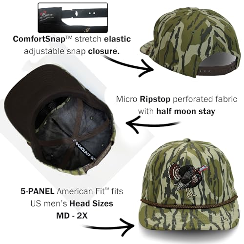 Image of Paramount Outdoors Sporting Hat Collection for Men Hunting and Fishing Caps with ComfortSnap