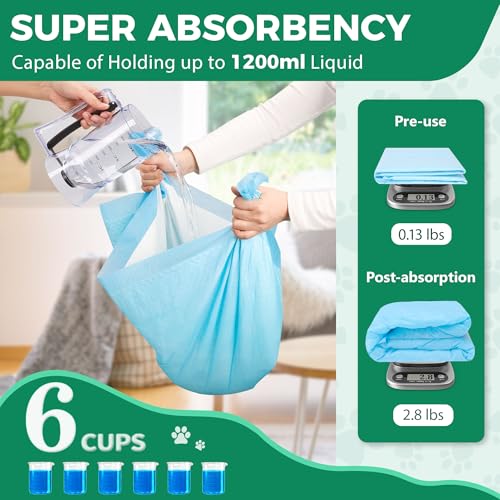 Image of YOPETKI Large Puppy Pads 30 inchx26 inch 100 Count, Disposable Dog Pee Pads Leak-Proof, Large Pee Pads for Dogs 100 Bulk Pack, Large Absorbent & Quick-Dry Pet Potty Training Pads for Dogs, Puppies, Doggy