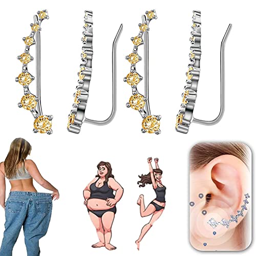 NARBOR Boucles doreilles en lymphothérapie, Boucles doreilles magnétiques pour la désintoxication des Ganglions lymphatiques, Boucles doreilles magnétiques amincissantes dacupression, Boucle Dore Cover