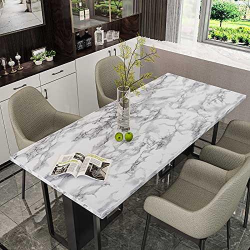 Cre8Tive Grey Marble Contact Paper For Countertops Waterproof Glossy Marble Wallpaper Peel And Stick Countertops Self Adhesive Marble Vinyl Removable Wallpaper For Kitchen Bathroom Desk Table 12"X80" #TOP1