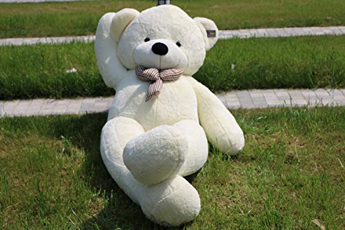 Joyfay großer Teddybär Riesiger Plüsch bär Stofftier Riesen Teddybären XXXL (200 cm, Weiß) – Bild 4